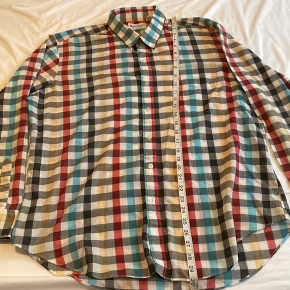 Bud Berma Weekender Plaid Long Sleeve Button Down Dress Shirt Size XL - Picture 6 of 12